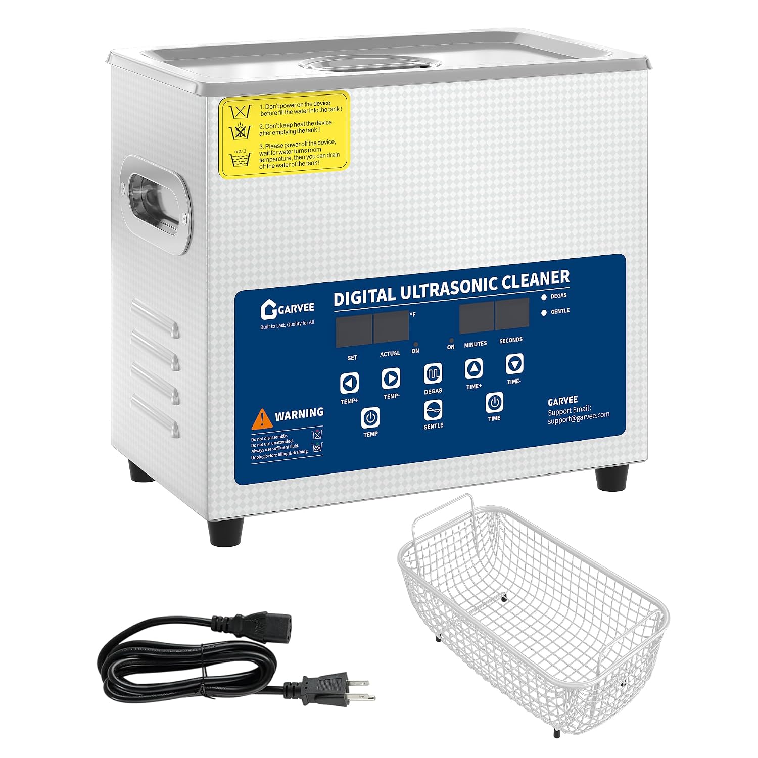 Ultrasonic Cleaning Machine 10L Digital - Tacleekii Limpiador Ultrasónico Comercial de 6L