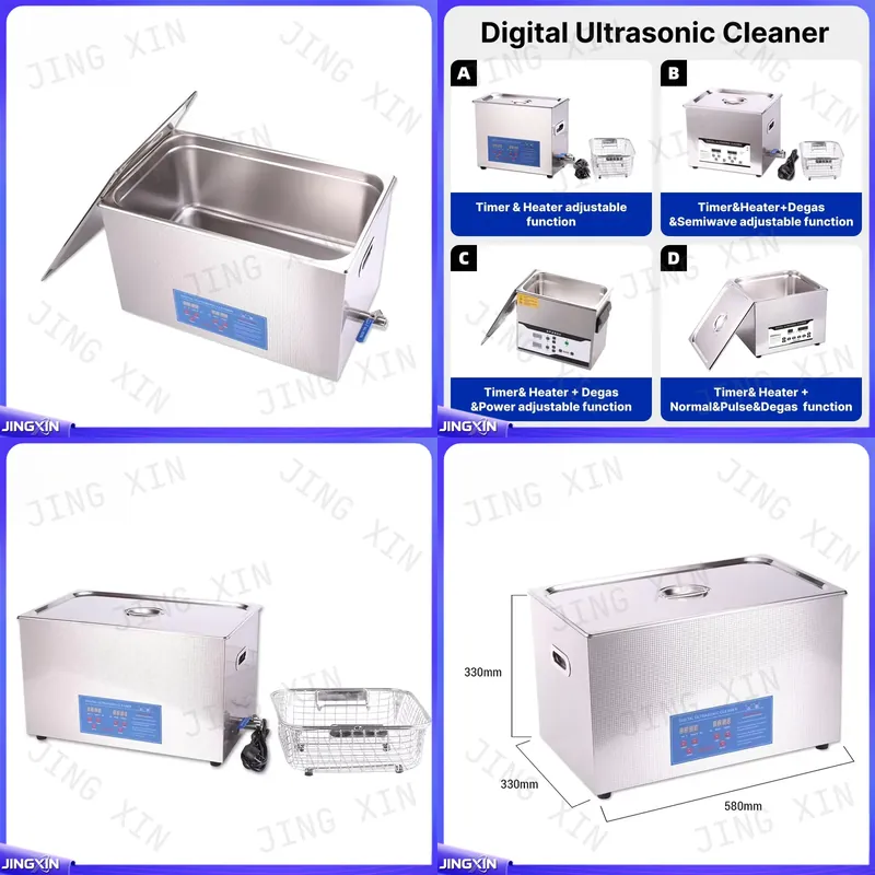 Industrial Ultrasonic Cleaner 30L Heater - Limpiador Ultrasónico Industrial de 30L con