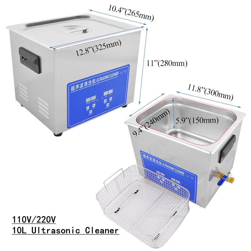 Máquina de Limpieza Ultrasónic - Ultrasonic Cleaning Machine 10L Digital reseña y precio