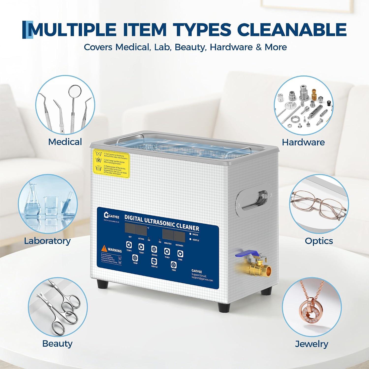 Tacleekii Limpiador Ultrasónic - Ultrasonic Cleaning Machine 10L Digital reseña y precio
