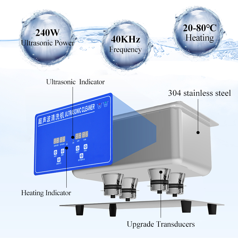 Máquina de Limpieza Ultrasónic - Ultrasonic Cleaning Machine 10L Digital reseña y precio