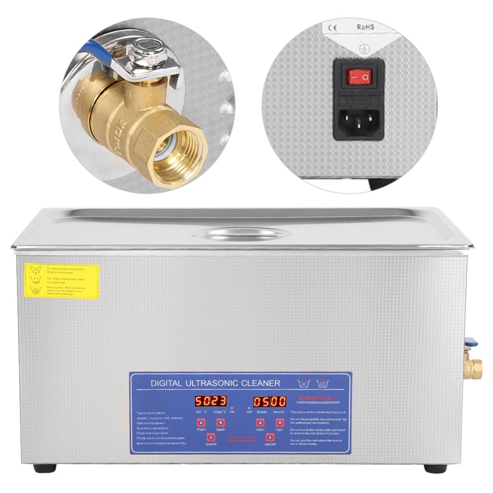 Máquina de Limpieza Ultrasónic - Industrial Ultrasonic Cleaner 30L Heater reseña y precio